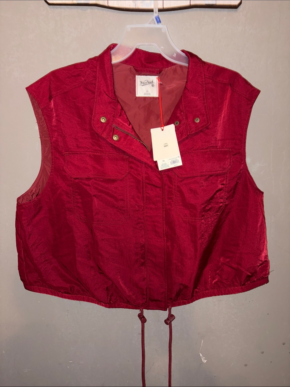Woolrich Red Lined Vest